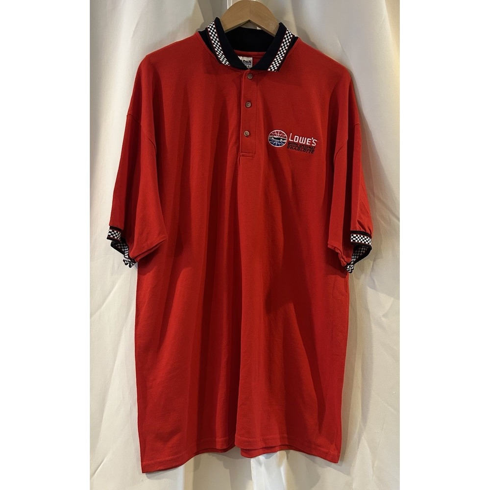 Lowe's Motor Speedway Charlotte‎ Men's Polo Shirt Size XL
